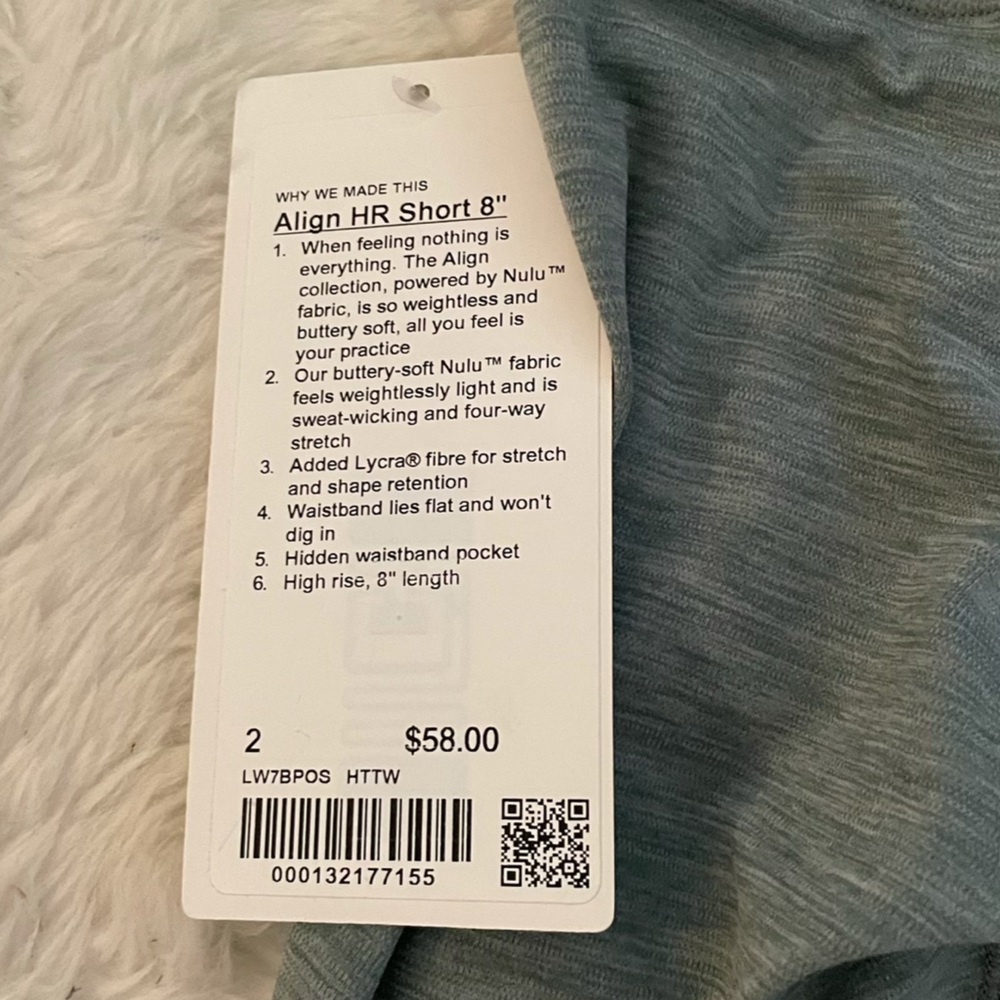 NEW W TAGS lulu shorts